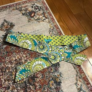 Blue and green Vera Bradley belt